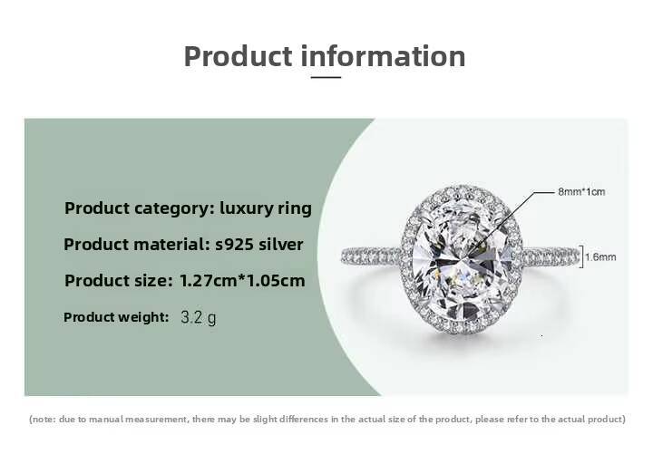 Custom Luxury Rings Fine Jewelry Classic Diamond High End Zircon 925 Sterling Silver Wedding Ring for Women