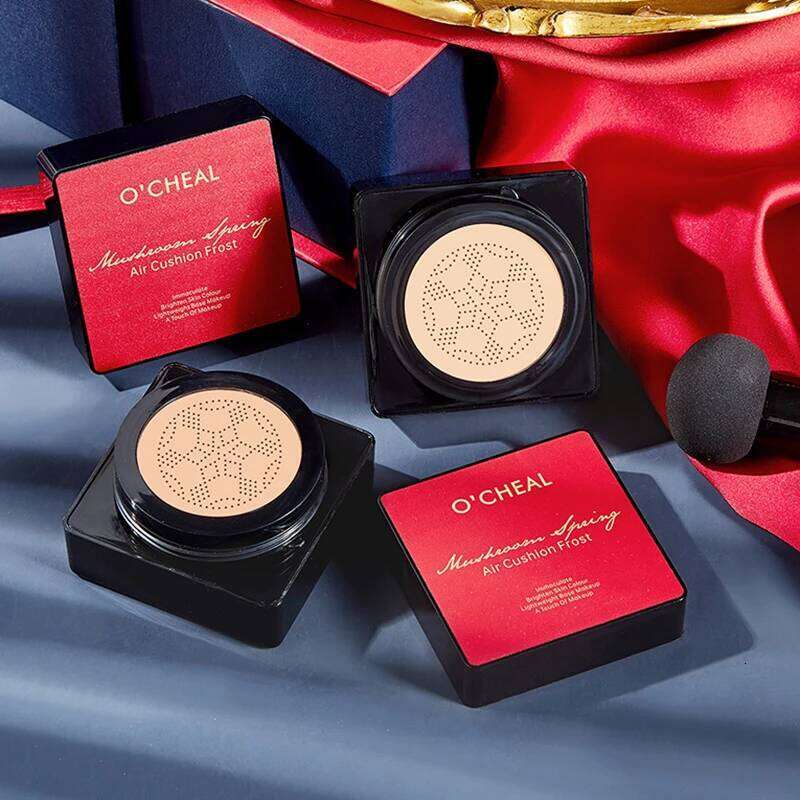 OCHEAL shroom Head BB Foundation Concealer for Face Base Cream Makeup Cushion Compact X250720