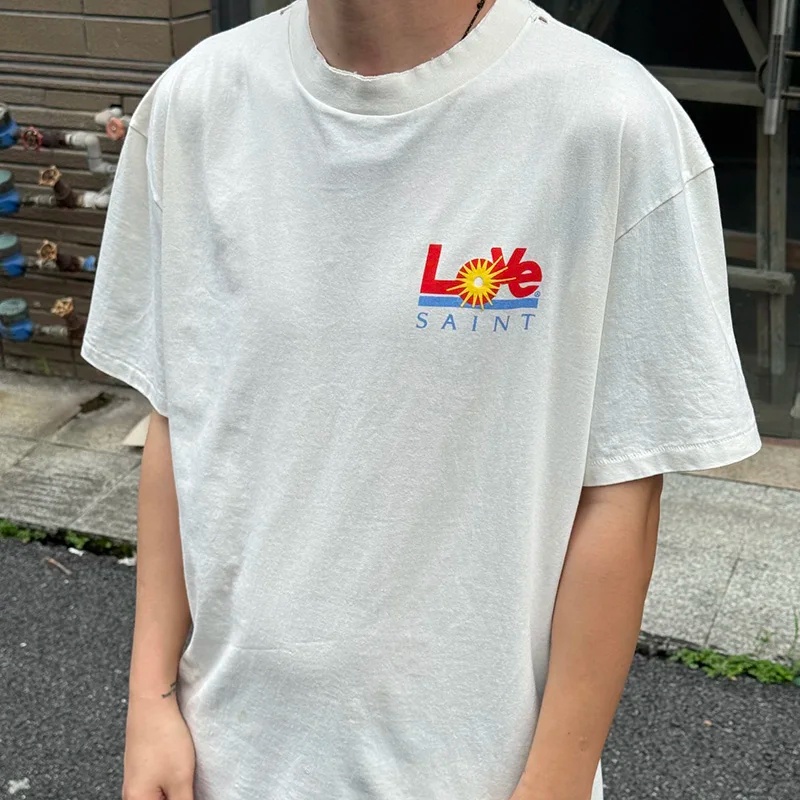 Solid Color White T Shirt Tee Summer High Quality Cotton T-Shirt Tops For Men Women With Tags