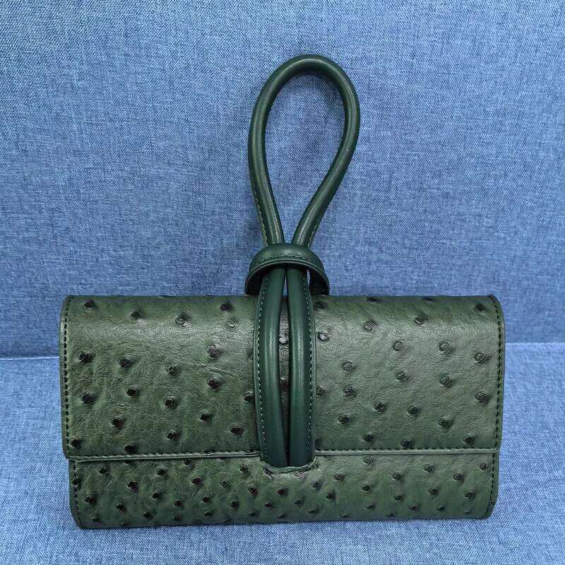 2024 New Hot Sales Handbag Women PU Pattern Brand Designer Ostrich Tote Shoulder Bag