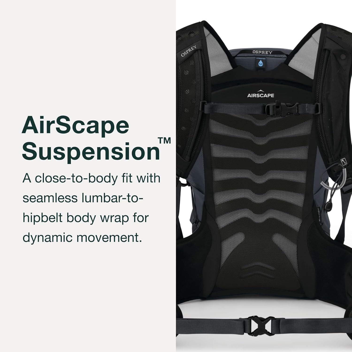 YMX 20L Women's Hiking Backpack with Hipbelt, Jasper Green, WXS/S