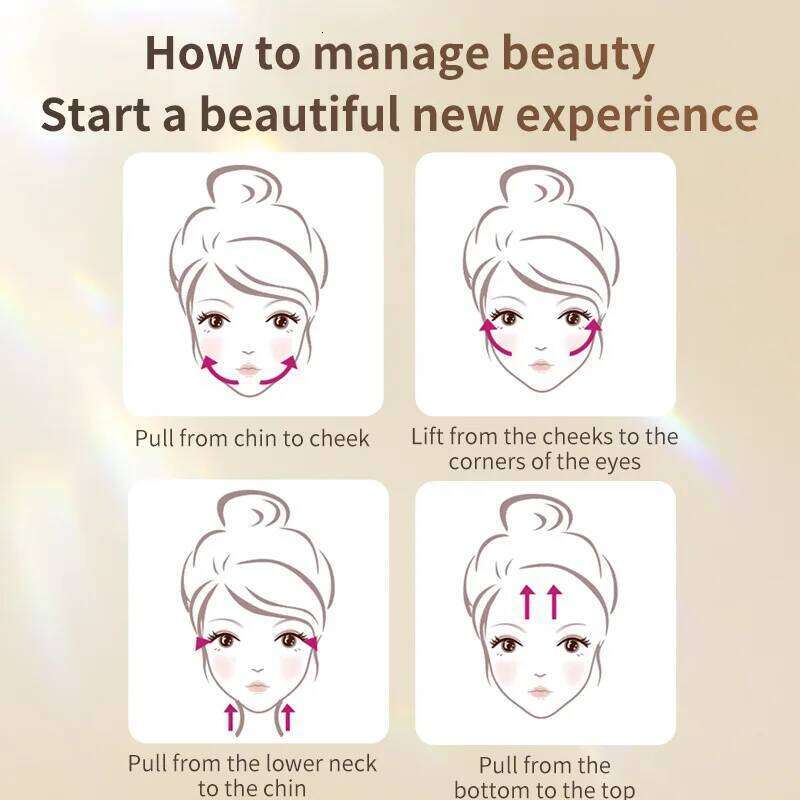 NEW Electric Face Massager Micro-Current EMS Sonic Vibration Facial Lifting Skin Tighten Massage Portable Beauty Devices