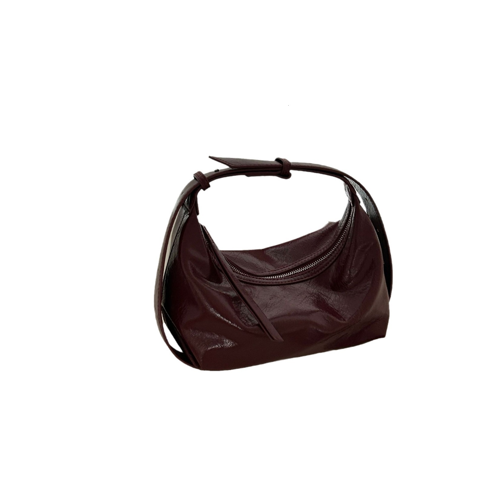 Fashion Multifunctional Handbag Niche Design Retro Style Suede Leather Shoulder Bag Cross-border Korean Version Armpit Bag Women's Designer Bag