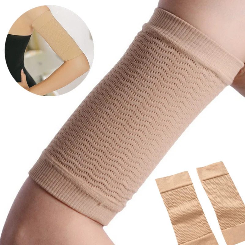 2 Pcs Women Weight Loss Thin Arm Fat Slimmer Wrap Elasticity Belt Arms Sleeve 250716