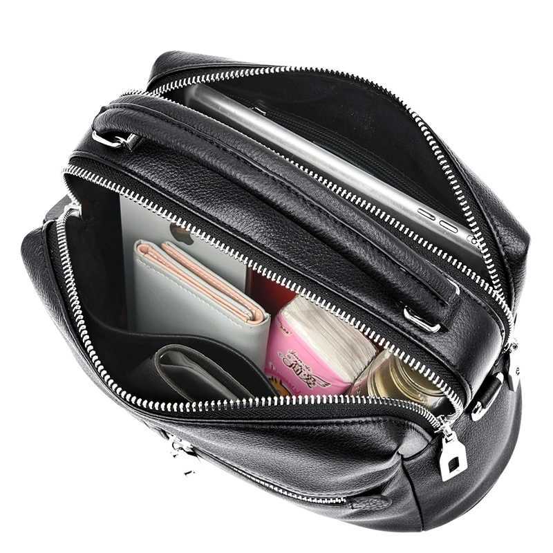 High Quality Cowhide Shoulder Bag for Women messenger Bags Ladies Soft Genuine Leather Handbag Purse Female Casual Crossbody Bag Y250719