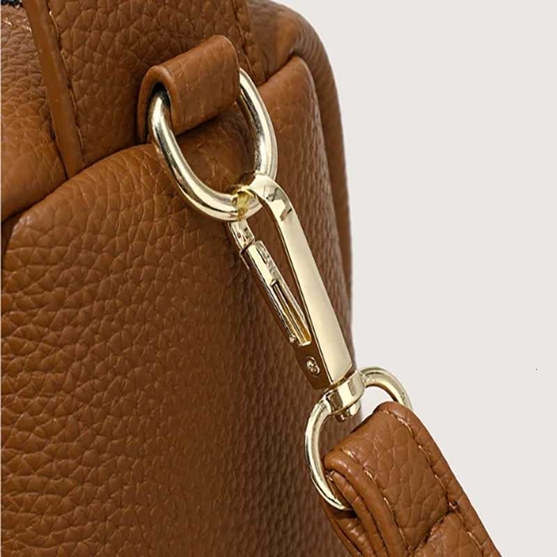 Womens Bags Fashion PU Leather Top Carrying Bag Handbags Multi Pocket Design Multifunctional Crossbody Tote Bag Y250719