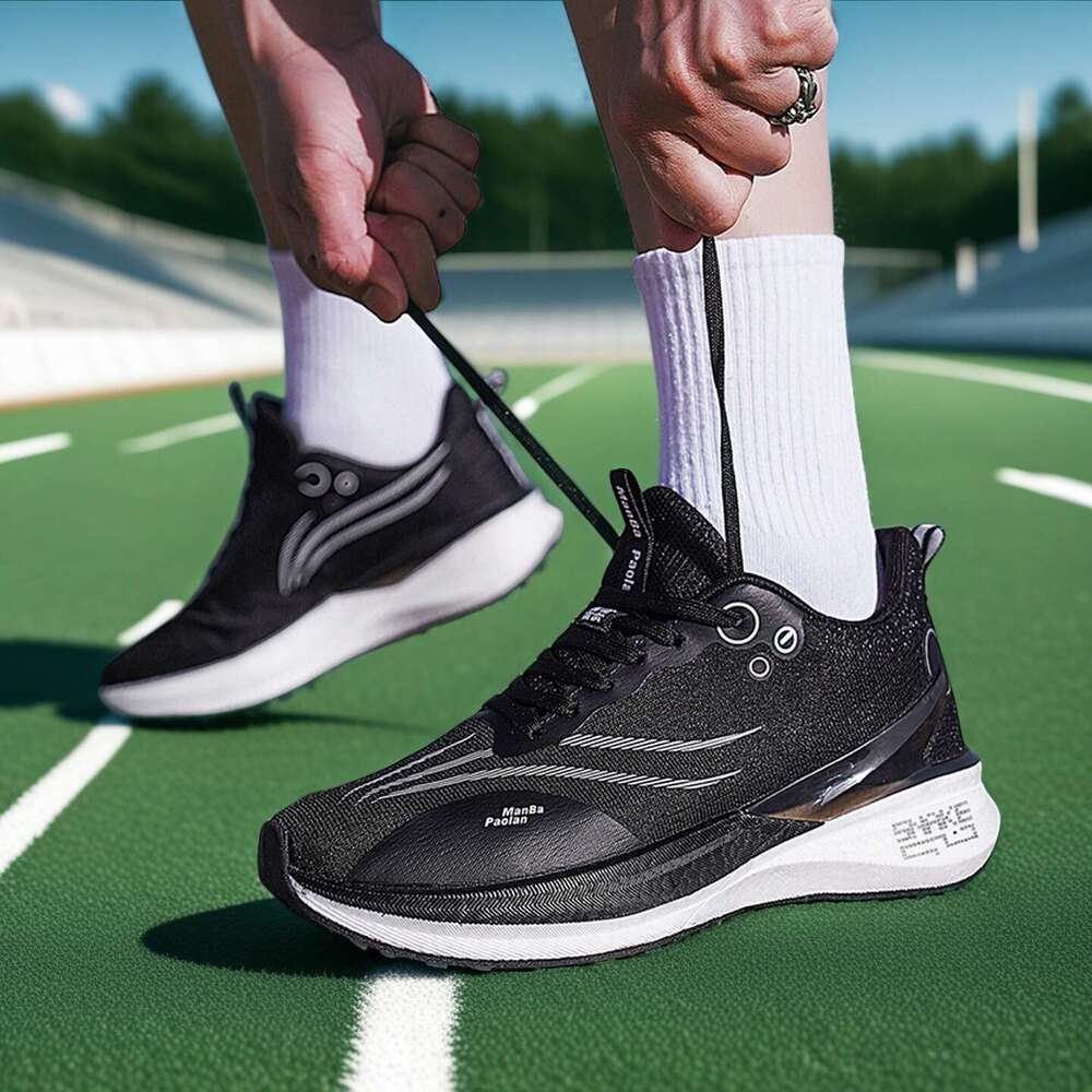 Forefoot Carbon Plate Breathable Exam Speed Sports Unisex Students Shock Absorption Rebound Running Men's Shoes