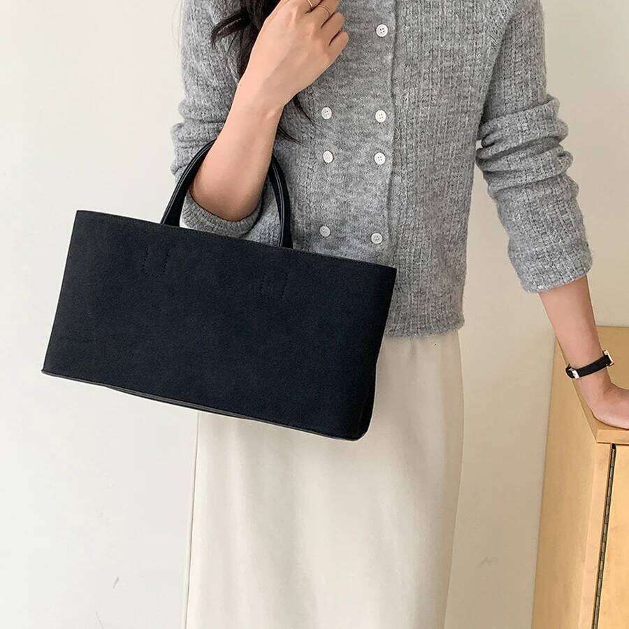 Fashion commuter suede Totes women Clutch bag Summer Korea autumn/winter new simple soild large capacity purse and handbag