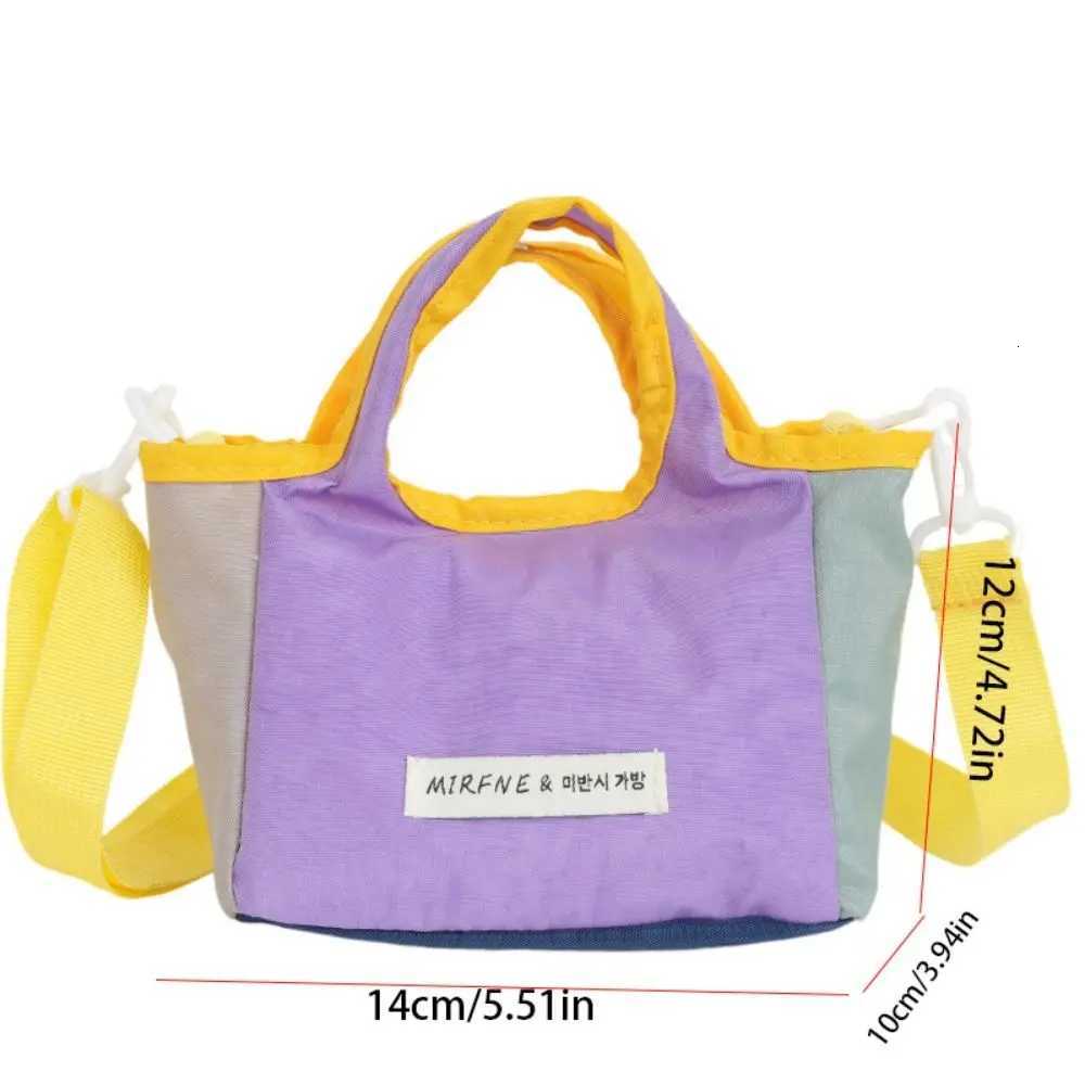 Sweet Korean Style Nylon Shoulder Bag Cloth Lightweight Small Crossbody Bag Waterproof Handbag Eco friendly Storage Bag Travel Y250719