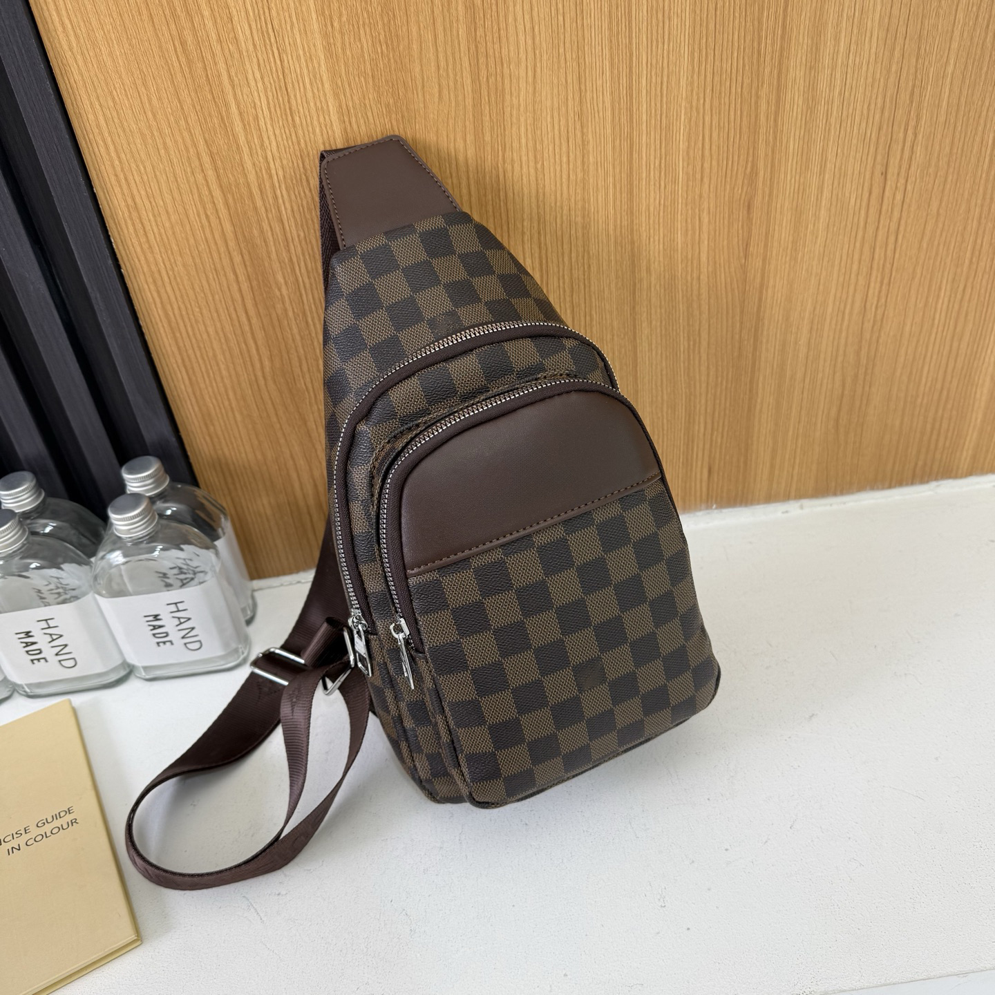 Designer Sling Men'S Purses Handbag Crossbody Sporty Shoulder Male Chest Pack Waist Bag Luxury Messengers Leather Canvas Men Bags Wholesale