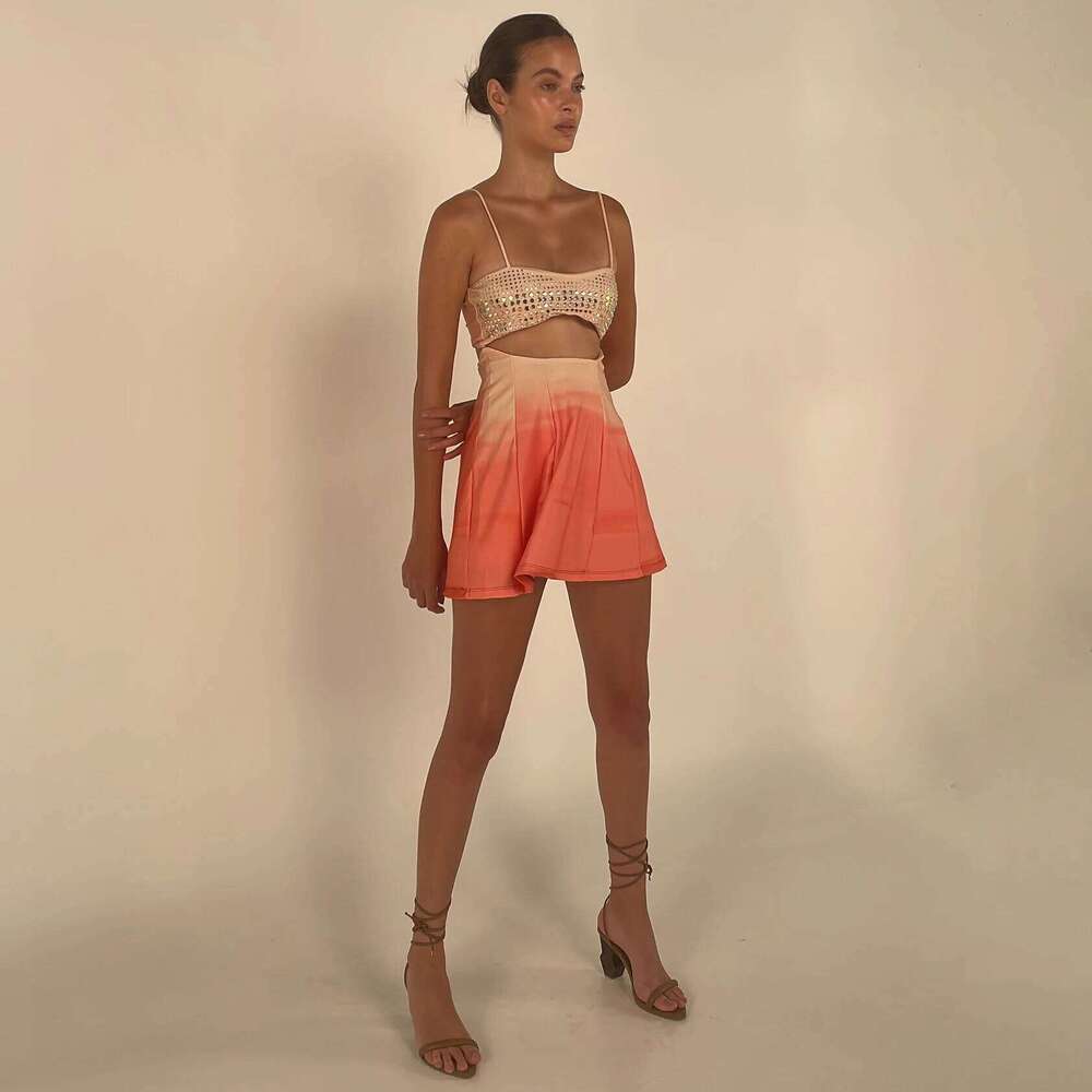 2025 Dia Bikini Sexy Women Swimsuit Bandeau Biquini Push Up Swimwear Female Shiny Bathing Suits Floral Bodysuit Beachwear