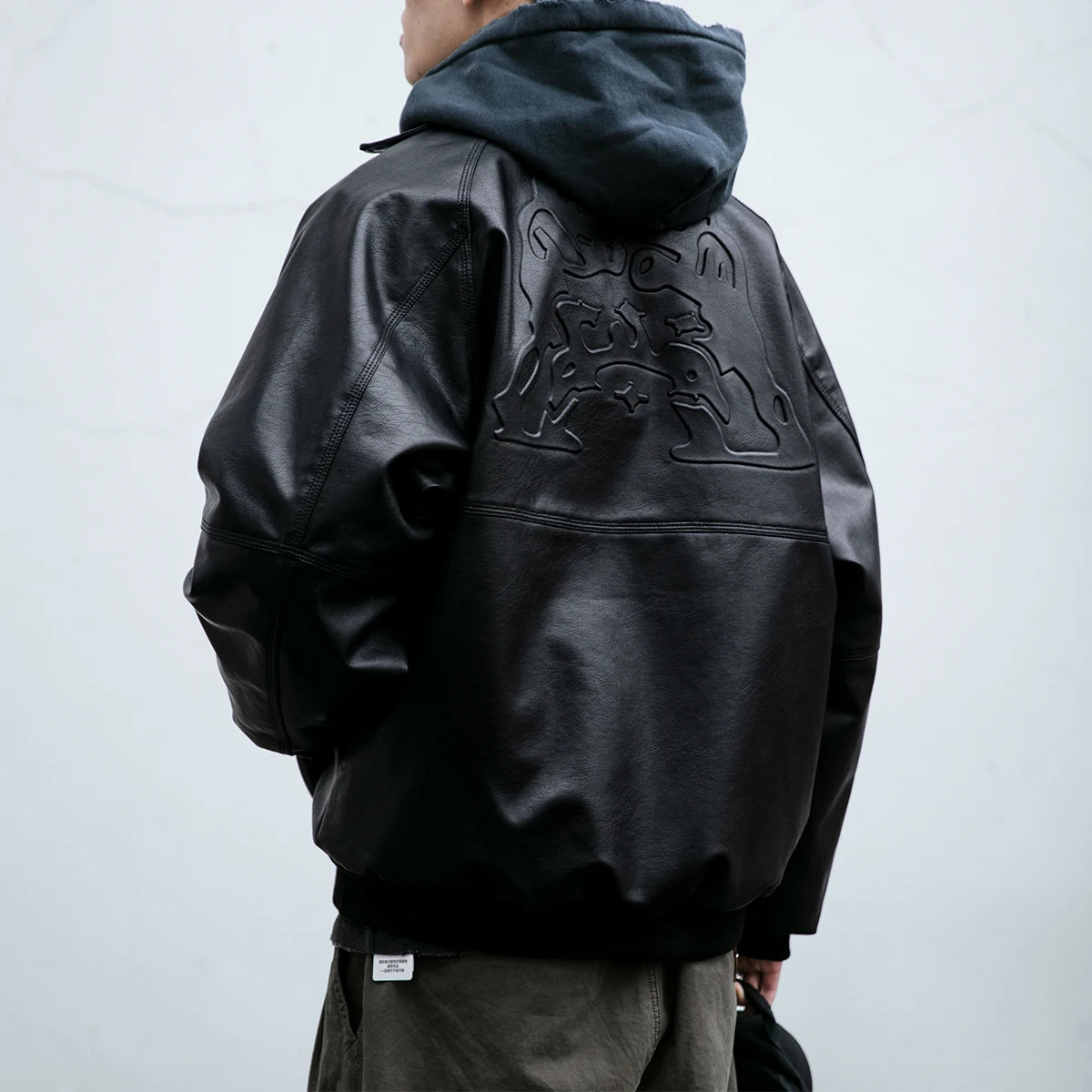 American Vintage High Quality Motorcycle Leather Jacket Men Streetwear Loose Fashion Coining Coat Spring Korean Trendy Jacket 250716