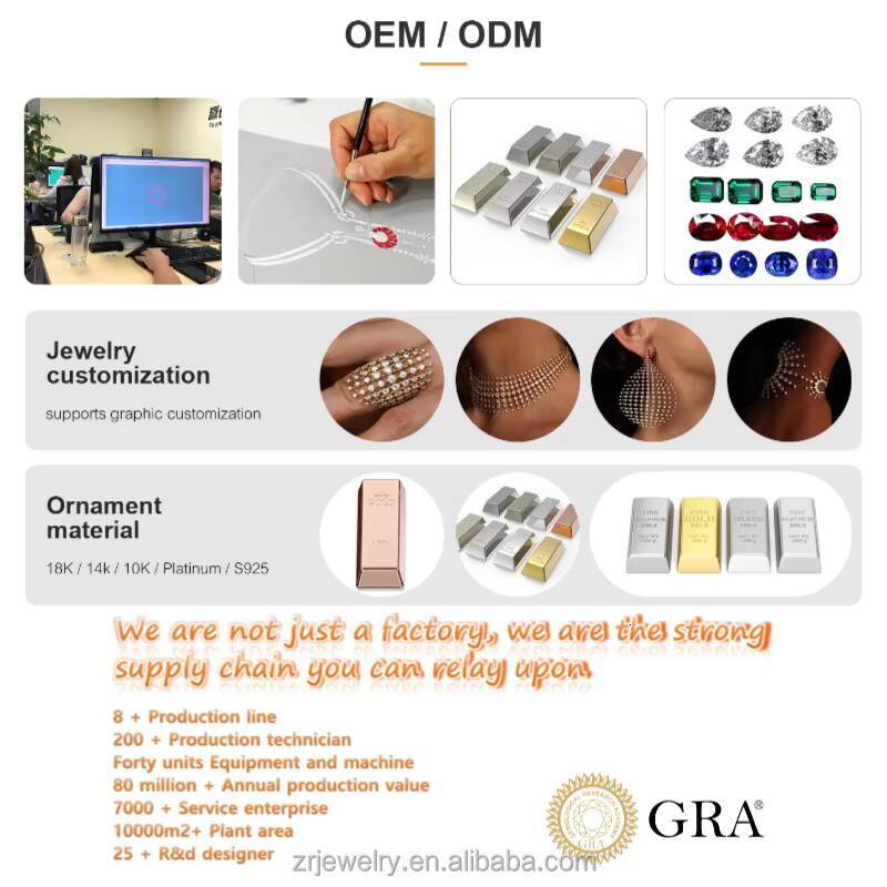 Factory Solid Gold Moissanite Rings 14k 18k Real Gold Engagement Ring Wedding Jewelry Moissanite Ring