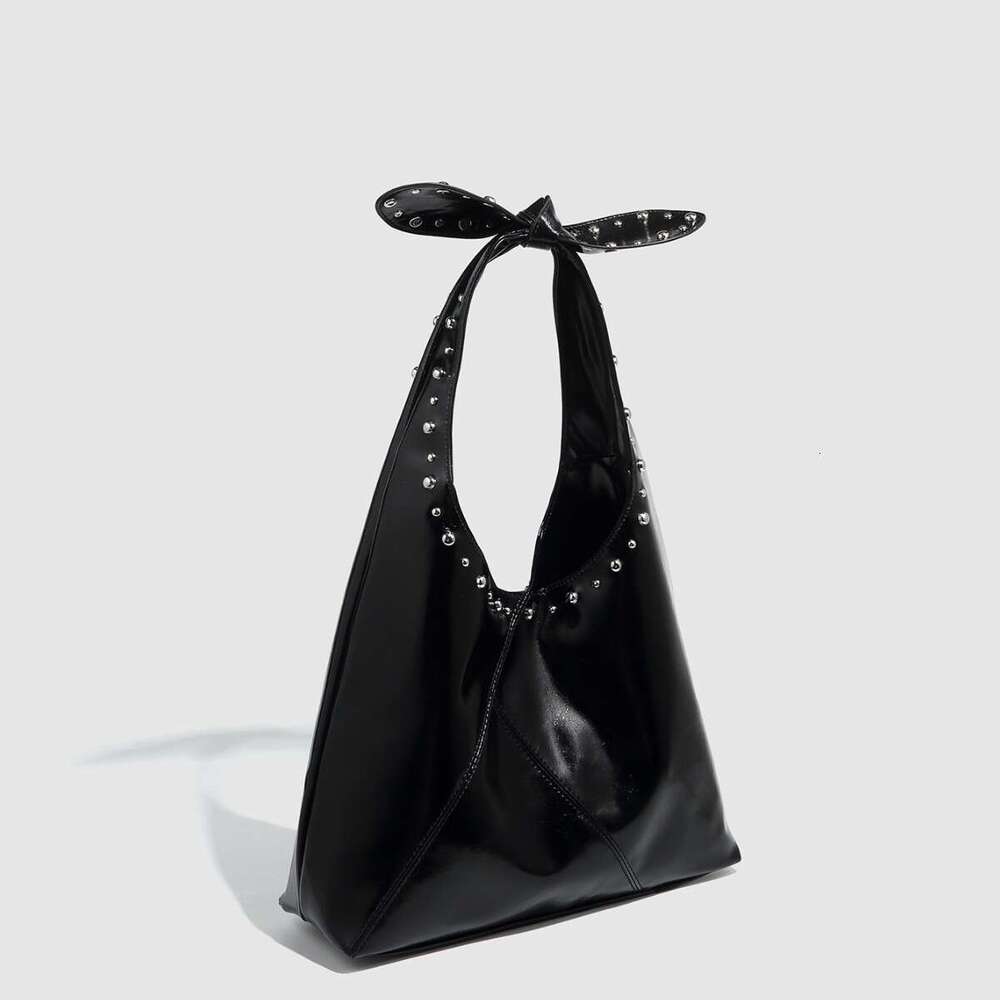 Trendy Fashion Tortoiseshell Single Shoulder Bowknot Underarm Handbag Wrist Women's Bag