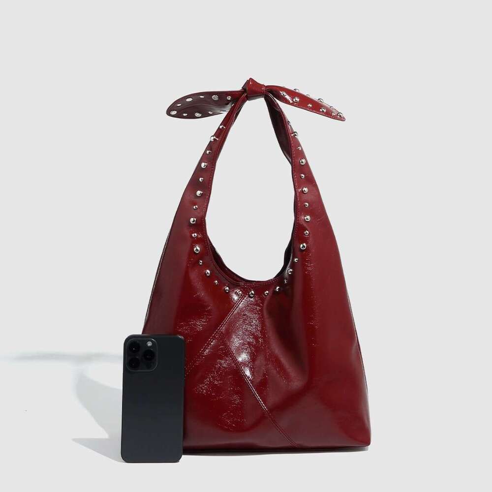 Trendy Fashion Tortoiseshell Single Shoulder Bowknot Underarm Handbag Wrist Women's Bag