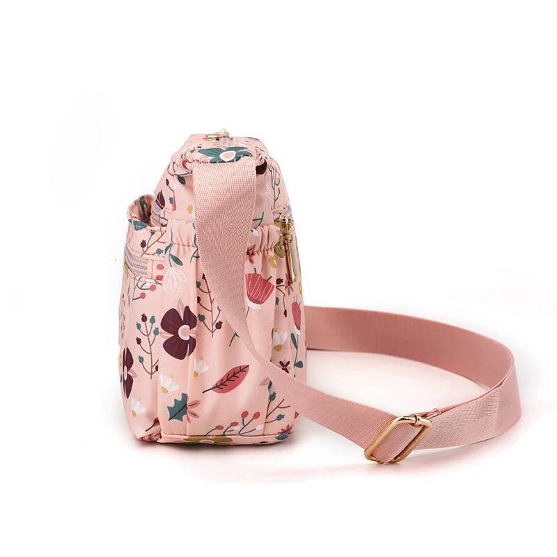 Women Crossbody New Leisure Nylon Cloth Handbags Multi-pocket Ladies Shoulder Travel Tote Bag Summer Bags for Woman