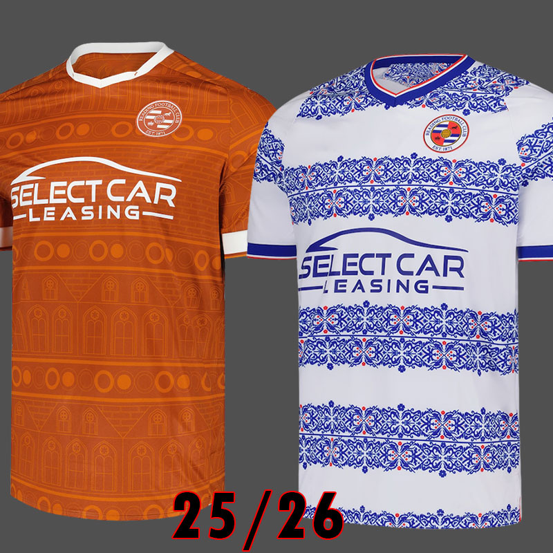 25 26 Reading FC soccer jerseys Reading Football Shirts Reading Home Shirt 2025 2026 Men Kids kit Uniform