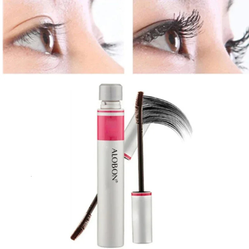 Mascara Individual Curl Eyelash Extension Colossal Mascara Volume Express Makeup 1pc Black Ink Alobon 3d Fiber Lashes 250717