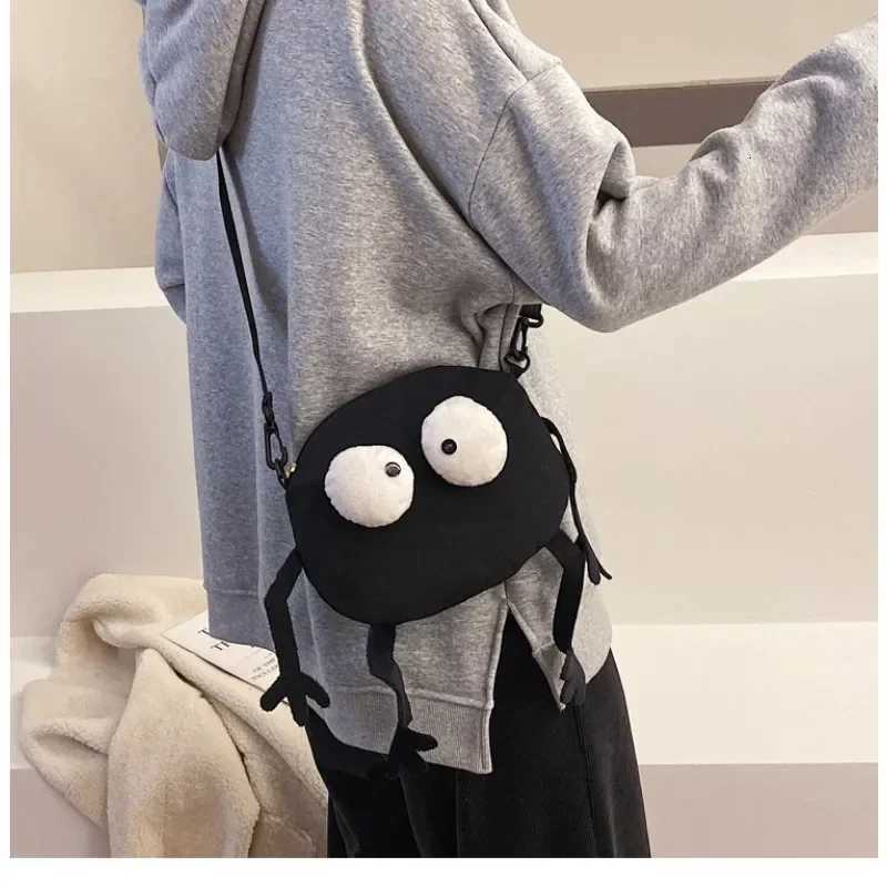 Personalized Canvas Small Bag for Women Trendy Korean Version of Students Foreign Style Young Women Shoulder Crossbody Bag Y250719