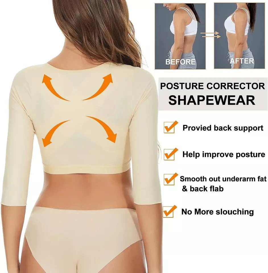 Comfortable Upper Body Shaper Enhancing Post-Surgery Lightweight Shapewear Slimming Arm Shaper For Women 250716