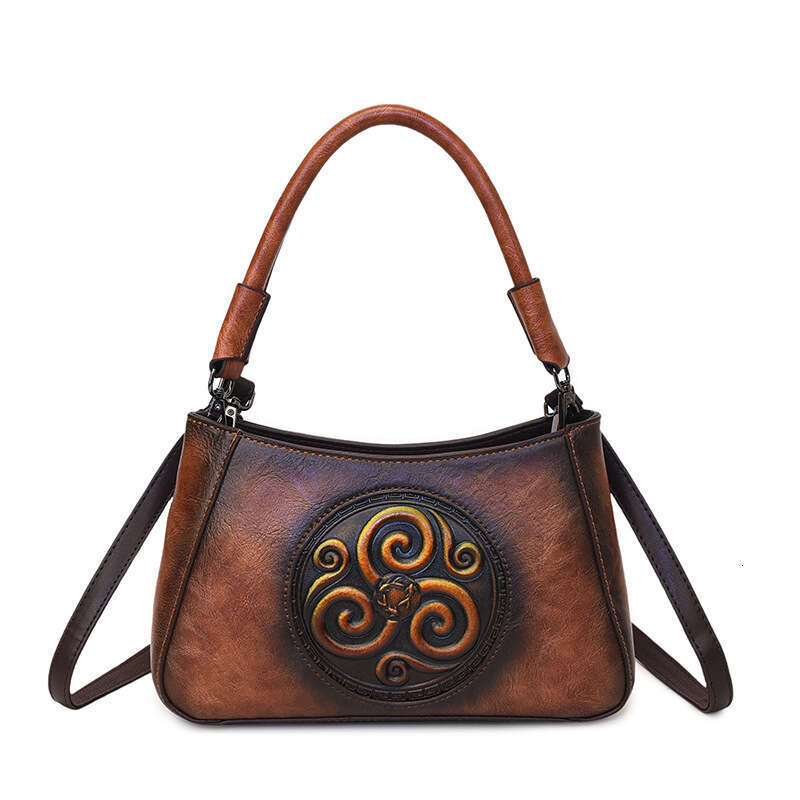 2025 New Shoulder Soft Leather Casual Versatile Textured Crossbody Niche Design Commuter Bag