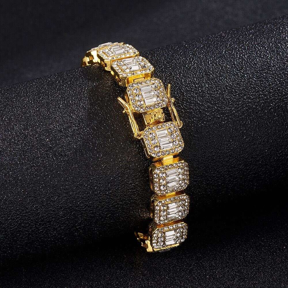 Hip Hop Designer styleMen Fine Necklace Sterling Sier 13mm Iced Out Moissanite Dia Cuban Link Chain with Gra Certificate