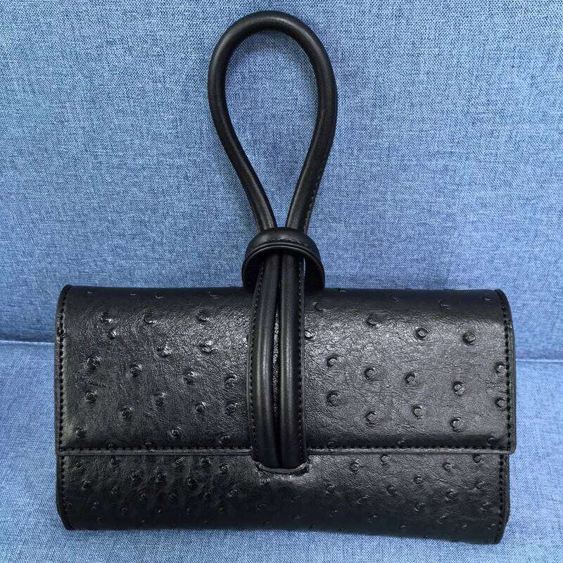 2024 New Hot Sales Handbag Women PU Pattern Brand Designer Ostrich Tote Shoulder Bag