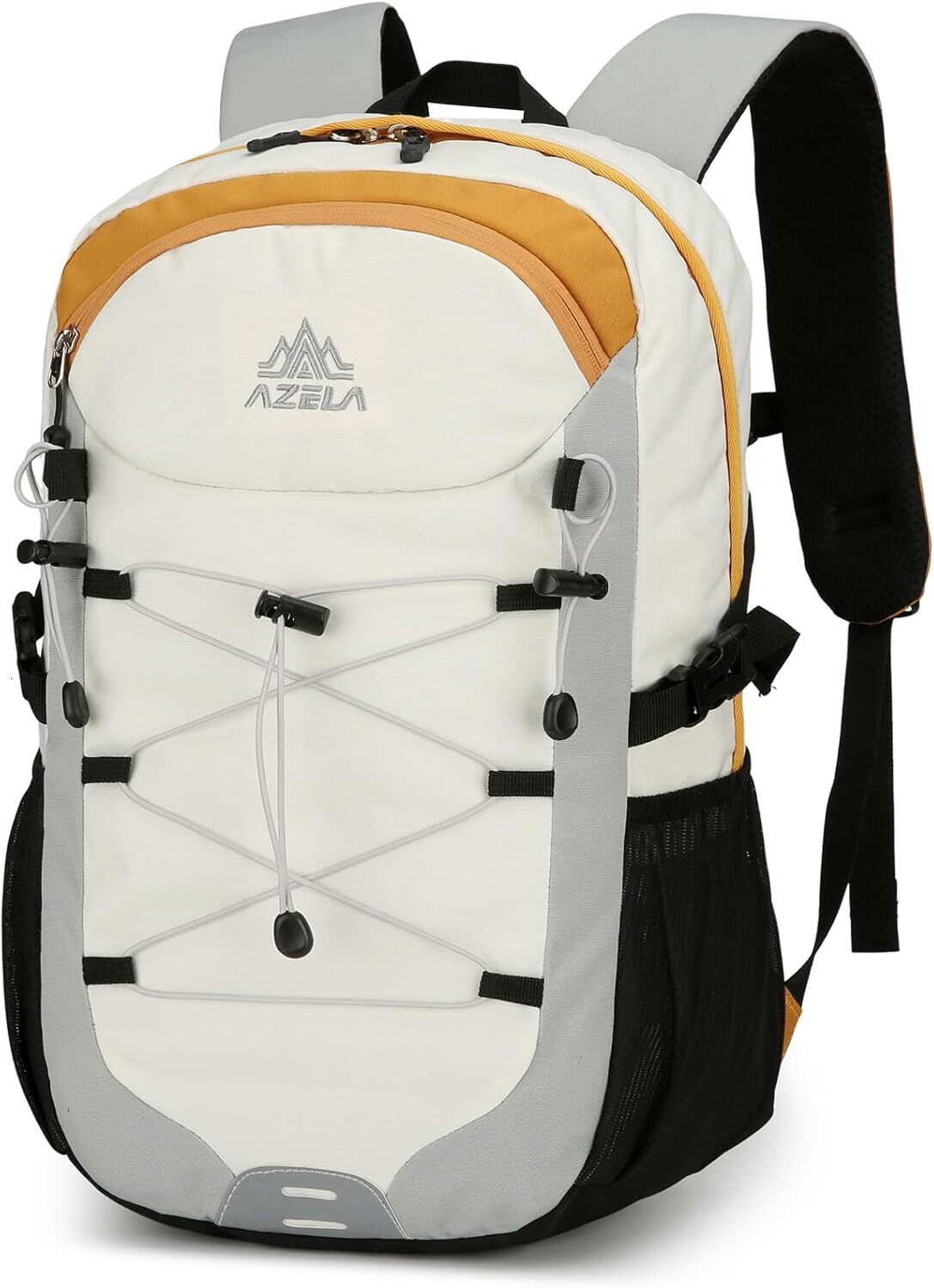 YMX 820 376 Outplea 20L Small Men Women, Hiking Daypack with Chest Strap, Reflective Rucking Backpack Day Pack for Travel Outdoor Sport, Grey