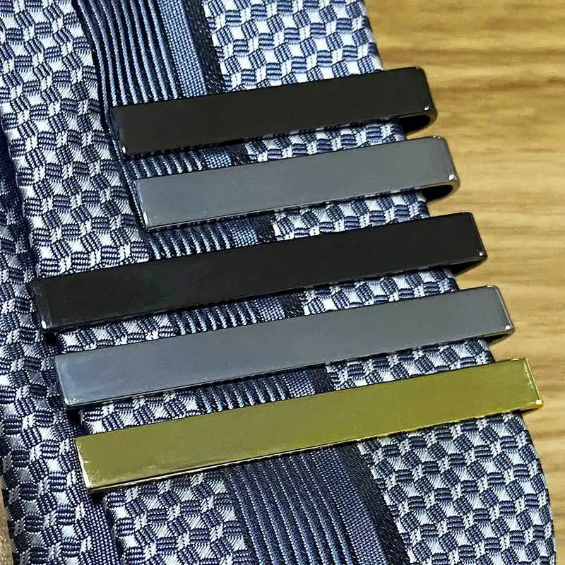Tie Clip Fashion Style Ties for Men Metal Tone Simple Bar Clasp Practical Necktie Accessories Pin Mens Collar 250715
