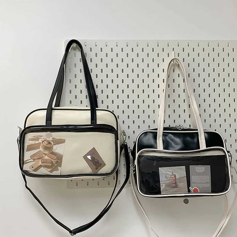 1pcs Womens shoulder bag Handbag for women CuteTransparent Pocket Style Shoulder Purse Womens shoulder bag Y250719