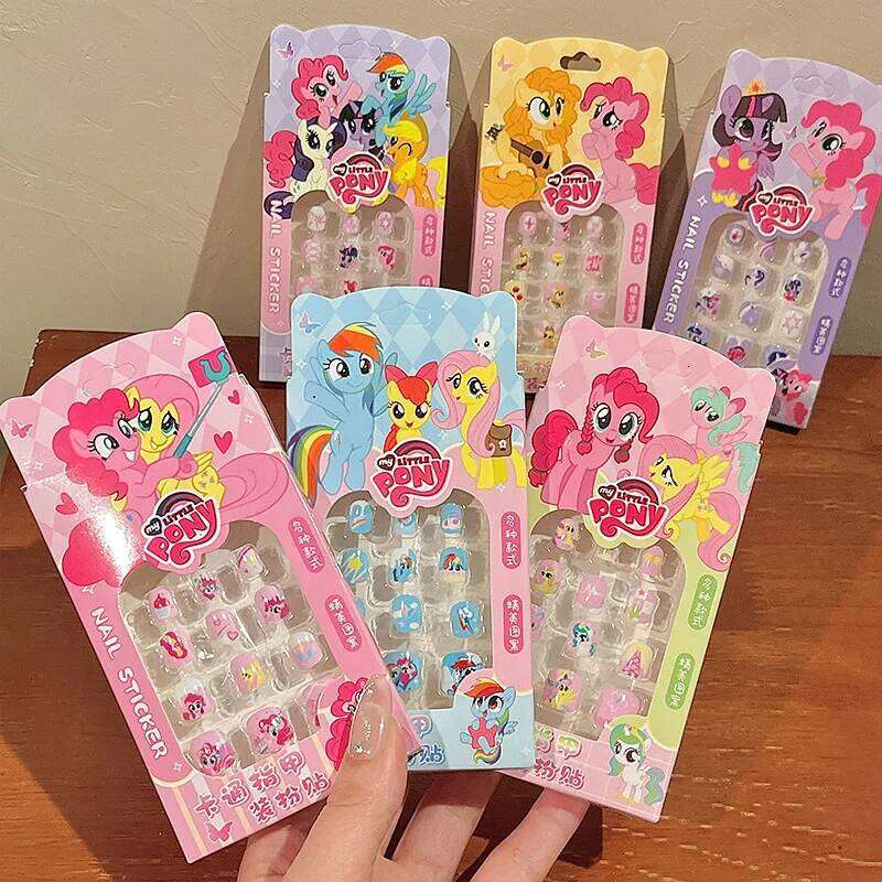 Kuromi Children's Stickers Girls Cute Detachable Sweet Pieces Wearable Nail Art Decals for Kids Anime Accessories X250720 X250720
