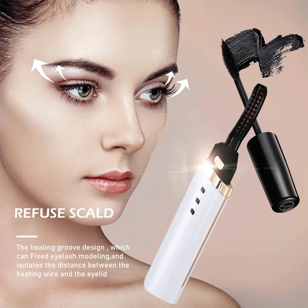 3 Gear Adjustable Heating Eyelash Curler Electric Beauty Makeup Anti-scald Eyelashes Curling Portable Lashes Make Up 250716