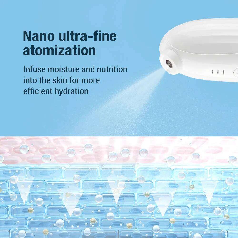 Nano Mist Face Steamer New Mini Air Compressor Kit Facial Airbrush Sprayer Water Oxygen Steam Device Humidifier