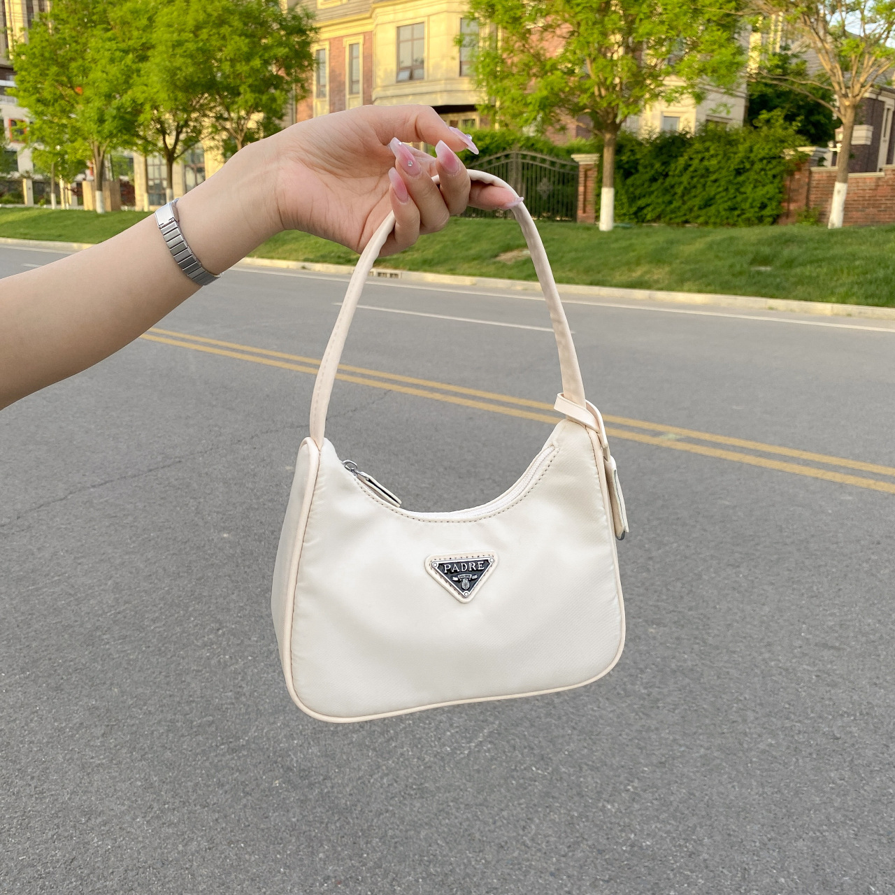 Designer Bag Luxury Bag New Nylon Hobo Women S Vintage Underarm Shoulder Bag Purse Top Handle Shoulder Free Shipping