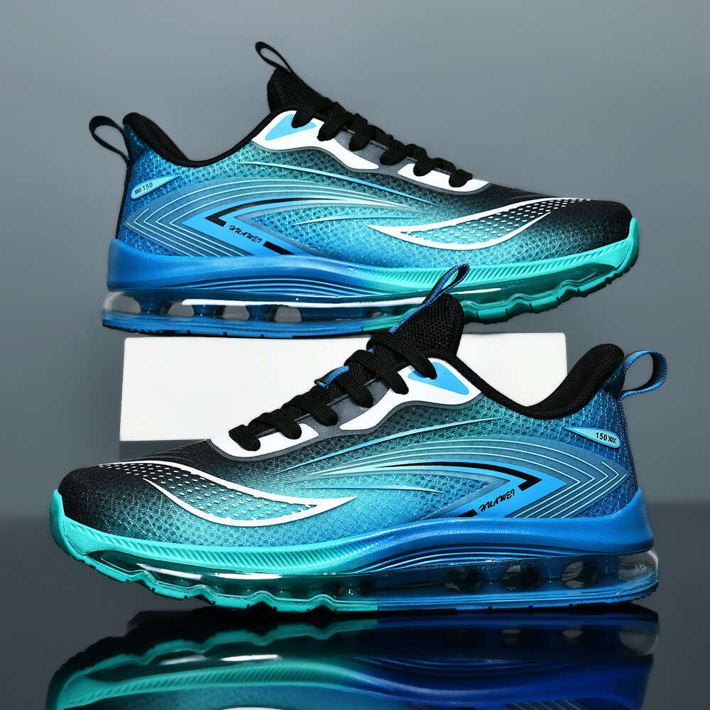 39-48 Size Fashion Versatile Casual Lightweight Shock Absorption Air Cushion Sports Trendy Mesh Breathable Cushioning Rebound Men's Shoes