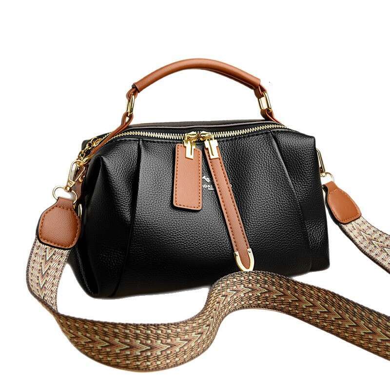 2025 New Crossbody Fashion Color Block Pillow Bag Versatile Elegant Women's Shoulder Handbag Trendy