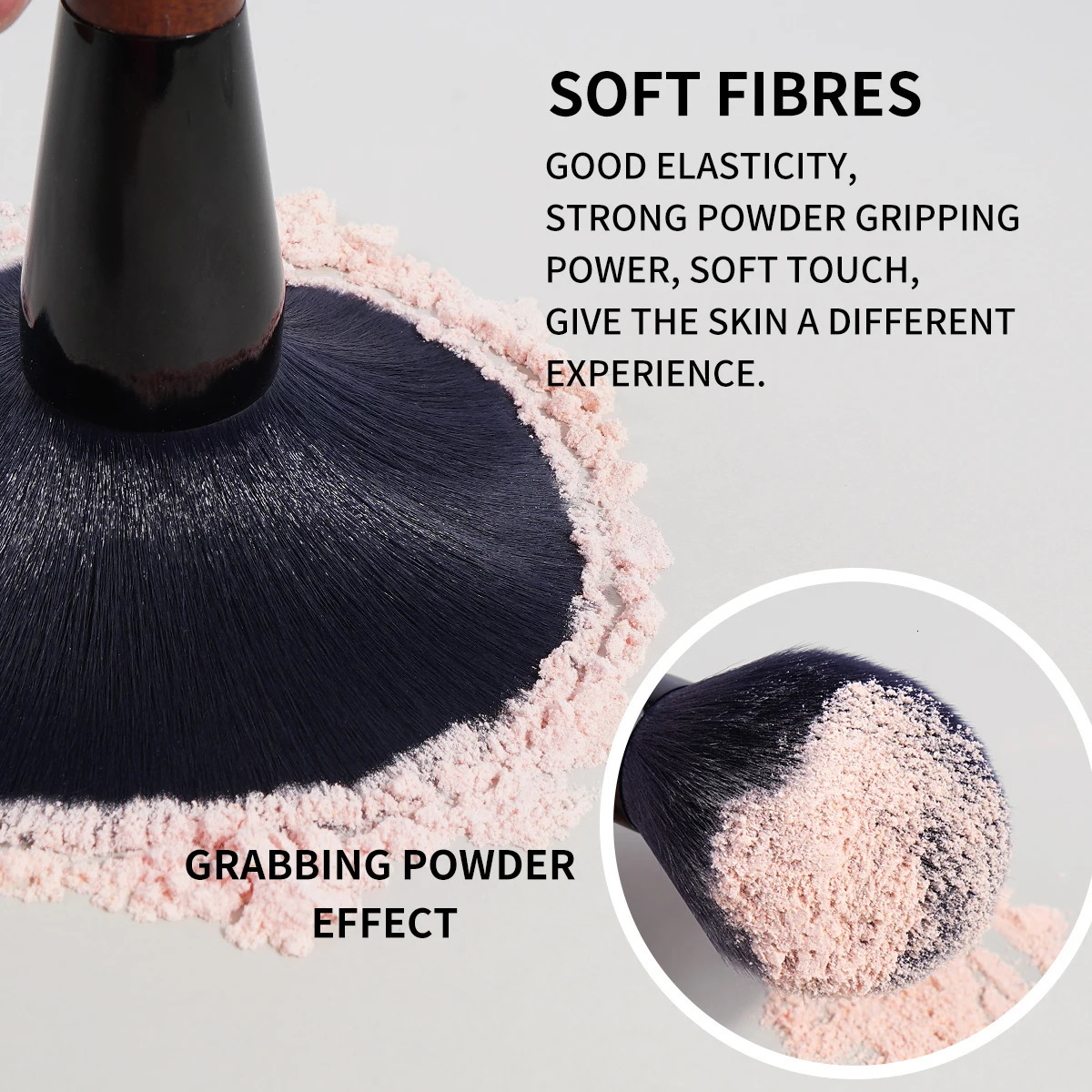 MAANGE 1PC Professional Powder Brush Large Soft Dense Bristle Blush Blending Cosmetic Makeup Brushes Tool for Beauty Gift 250714