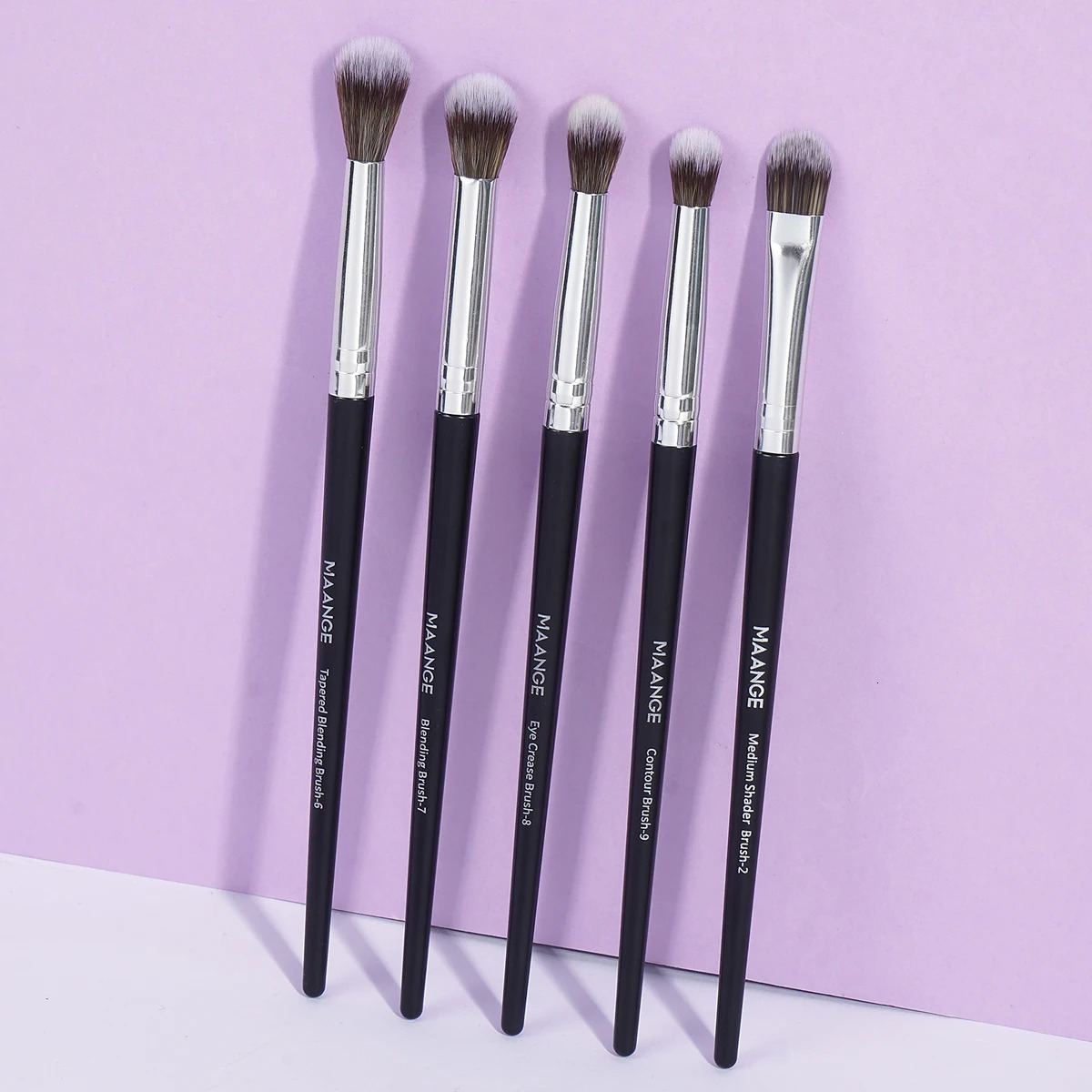 MAANGE 5PCS Detail Makeup Brushes Kit Concealer Brush Eyeshadow Soft Bristles Shader Cosmetic Beauty Tools 250714