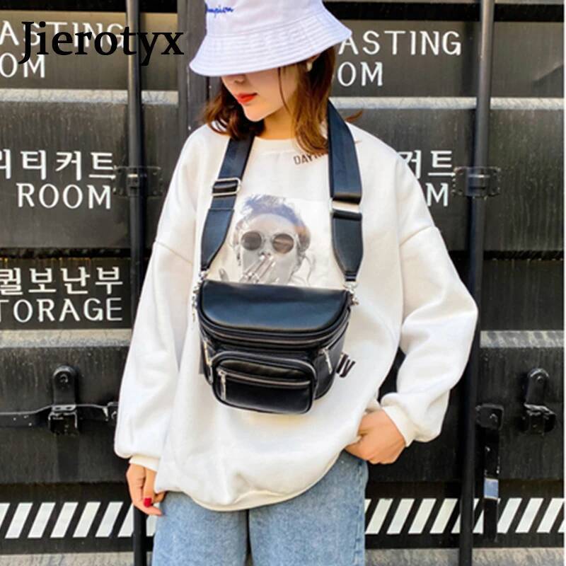 JIEROTYX Belt Waist Bag Purse Female Shoulder Good Quality Woman Wallets Bags for Women 2020 Bolsa Feminina