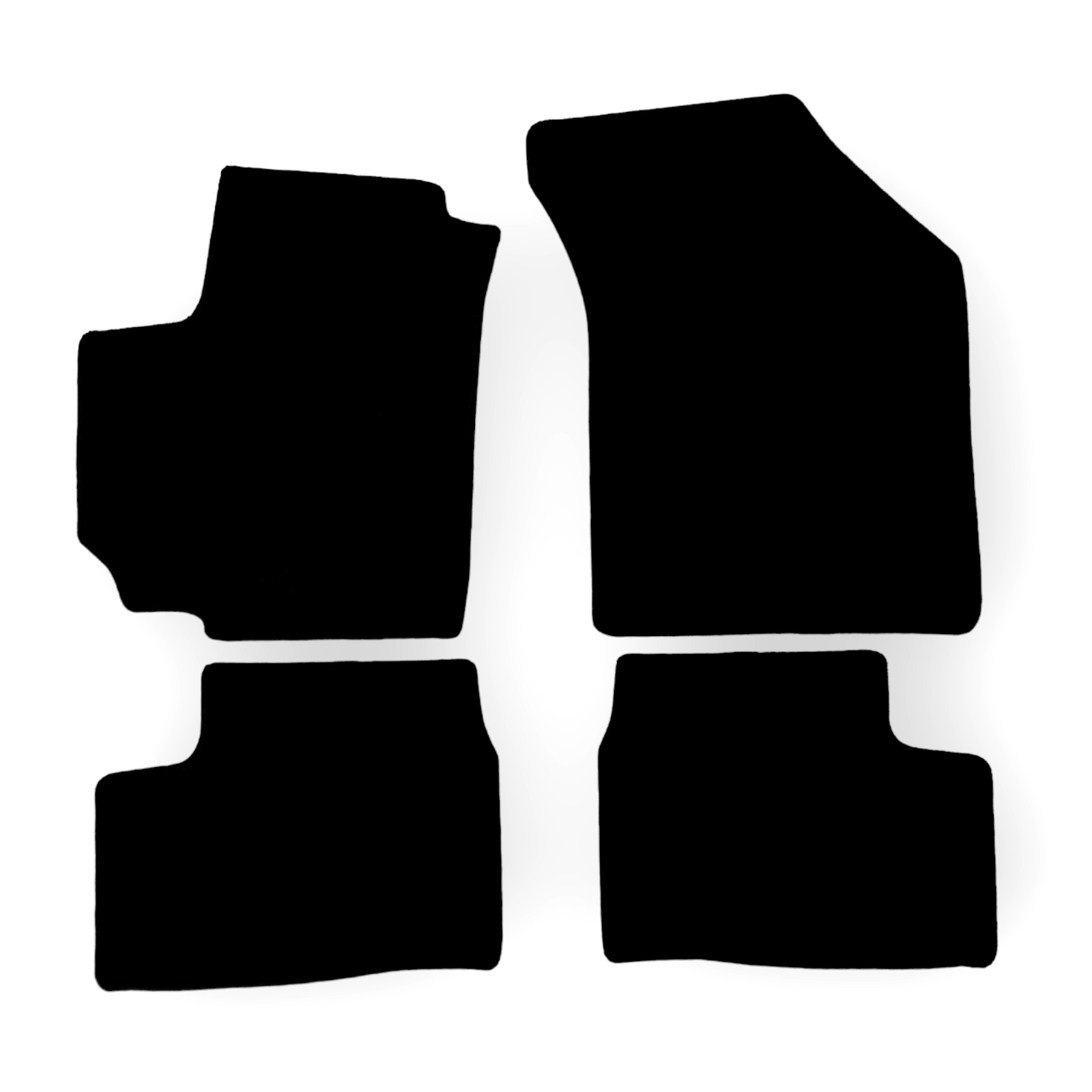 Car Floor Mats For Suzuki Swift Velour Waterproof Black Carpet Rugs Auto Liners