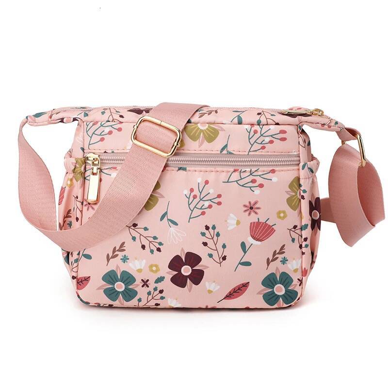 Women Crossbody New Leisure Nylon Cloth Handbags Multi-pocket Ladies Shoulder Travel Tote Bag Summer Bags for Woman