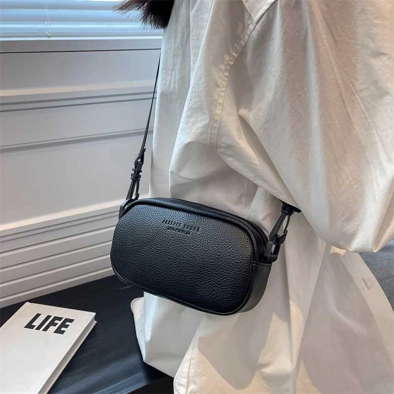 New Korean Fashion Crossbody Bags Women Men Unisex Purses and Handbags Leather Simple Bag Shoulder Bag Female School Bag Y250719