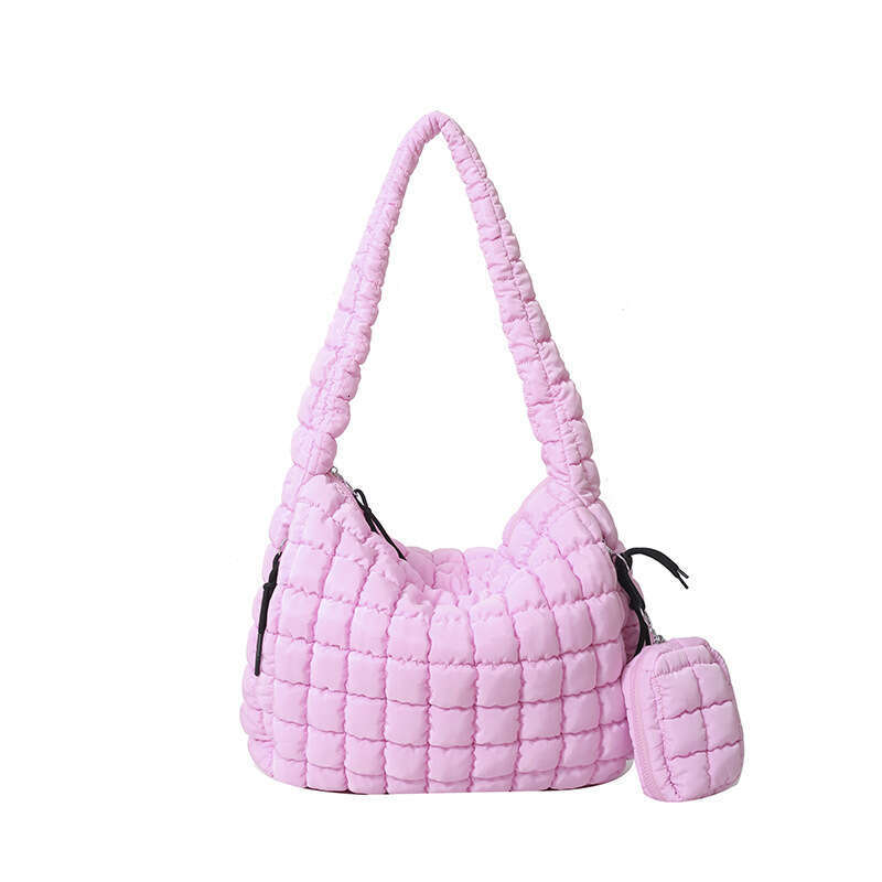 Pleated Cloud Fashion Single Shoulder Crossbody Dumpling Large Capacity Down Cotton Underarm Women's Bag
