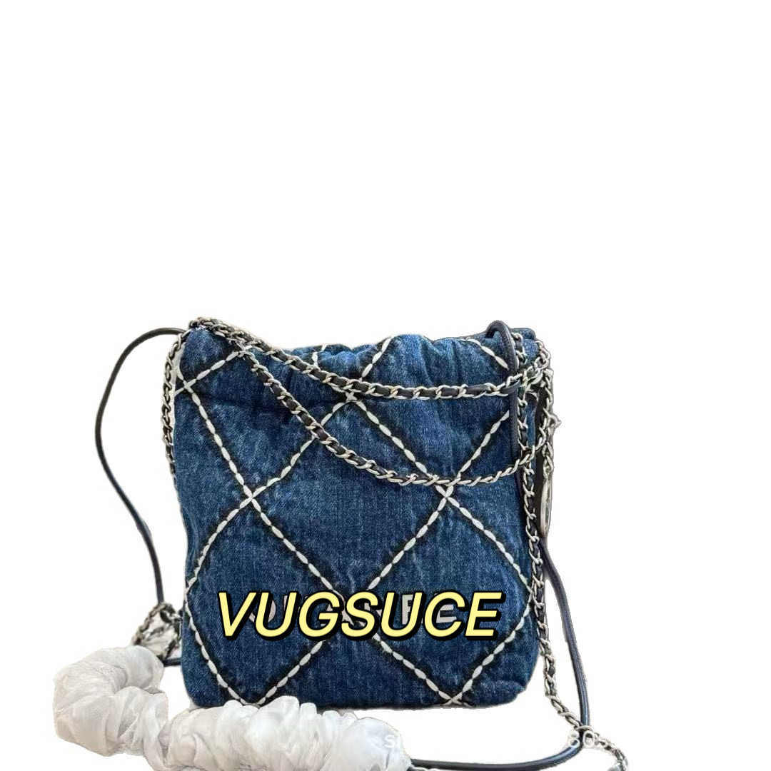 Denim Underarm Bag Hand Bag Fashion Flap Tote Bags Split Color Cross Body Purse Lady Shoulder Bag Metal Hasp Handbags Shoulder Bags Top Designer Mini 