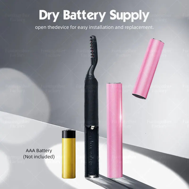 Long-Lasting Portable Electric Eyelash Curler with Heated Technology - Perfect Gift for Women and Girls 250716