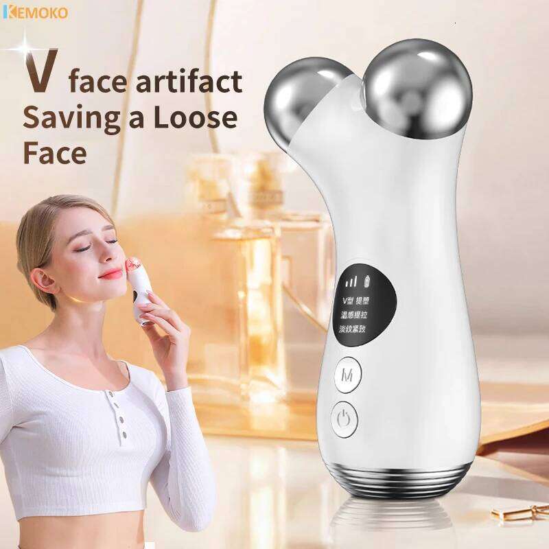 NEW Electric Face Massager Micro-Current EMS Sonic Vibration Facial Lifting Skin Tighten Massage Portable Beauty Devices