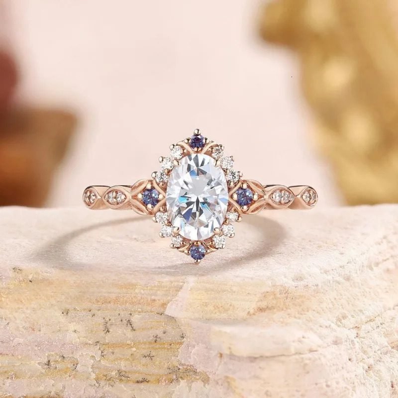 European and American retro fashion full of zircon personalized womens rings 250716