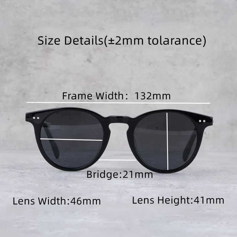 Gregory Peck Sunglasses Women Acetate Small Size Round Polarized Vintage Driving Glasses Designer Men Sunglasses OV5256 Y250719