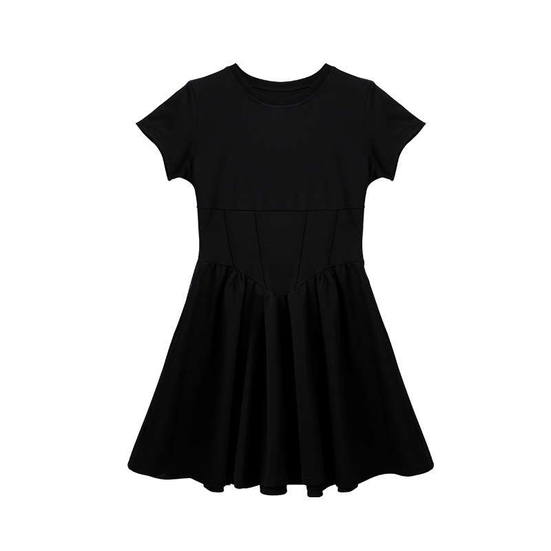 X685 Little black skirt fishbone waist women 2025 super hot summer short skirt skirt for small stature