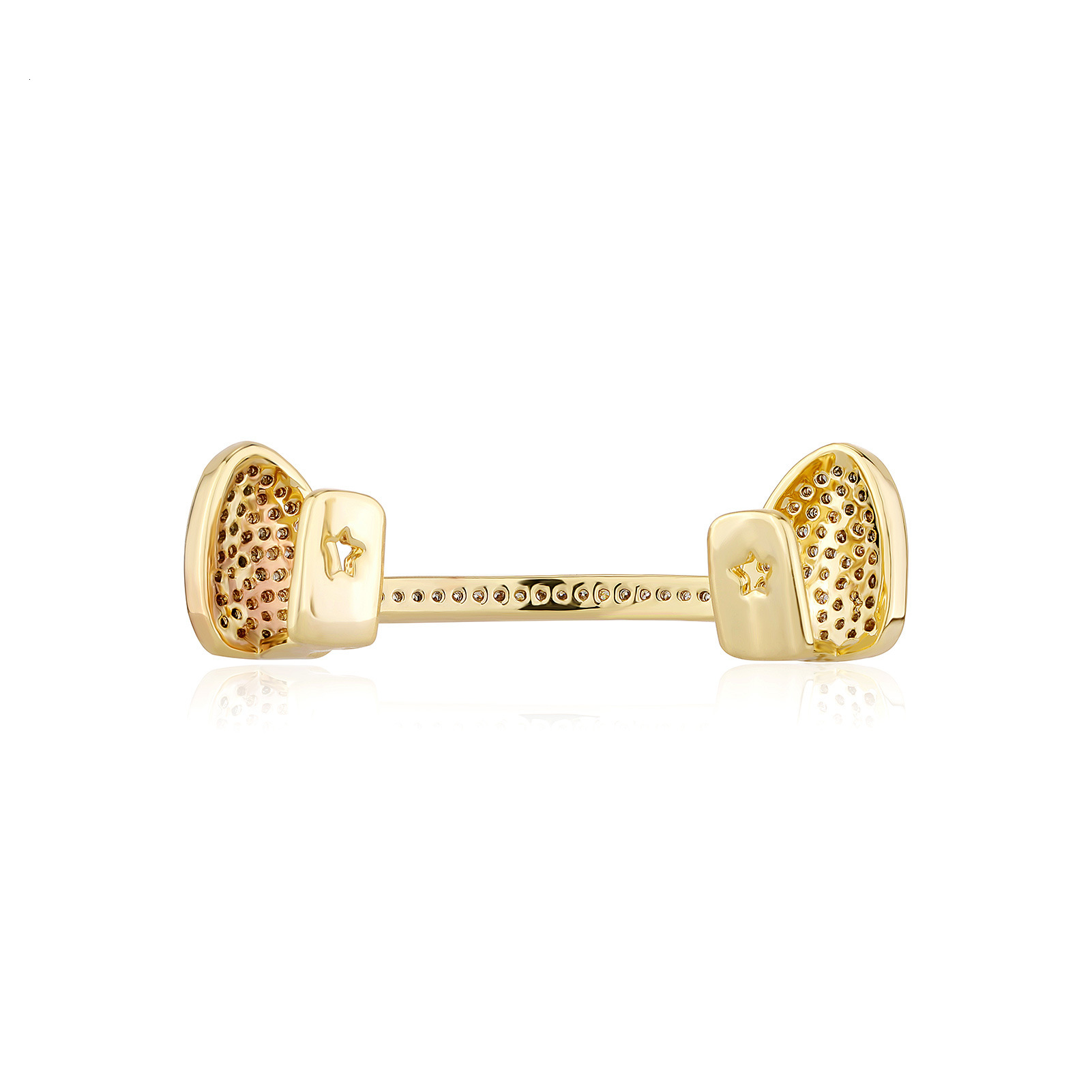 Luxury Hip Hop Cosplay Decor Iced Out VVS Moissanite Grillz Gold Plated with Diamonds High Quality Tooth Jewelry